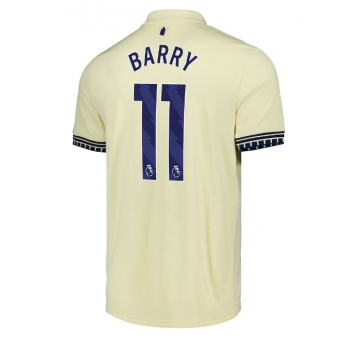 Billige Fotballdrakt Everton Thierno Barry #11 Replika Bortedrakt 2025-26 Kortermet